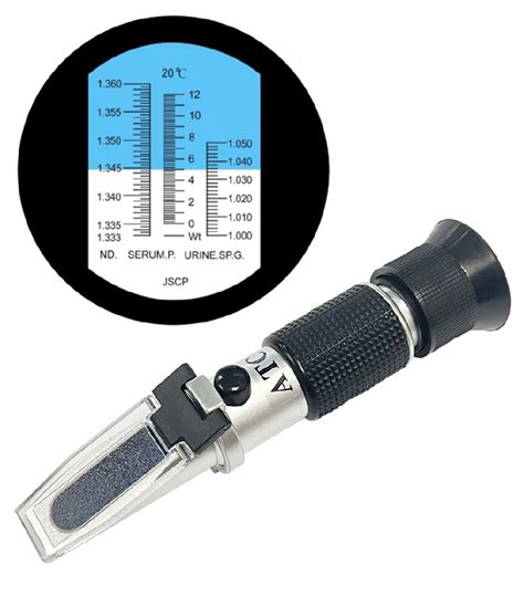 how to calibrate a urine refractometer|refractometer clinical.